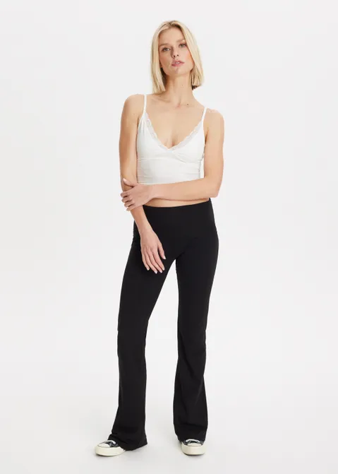 Singlet met v-hals off-white (WIT.O)