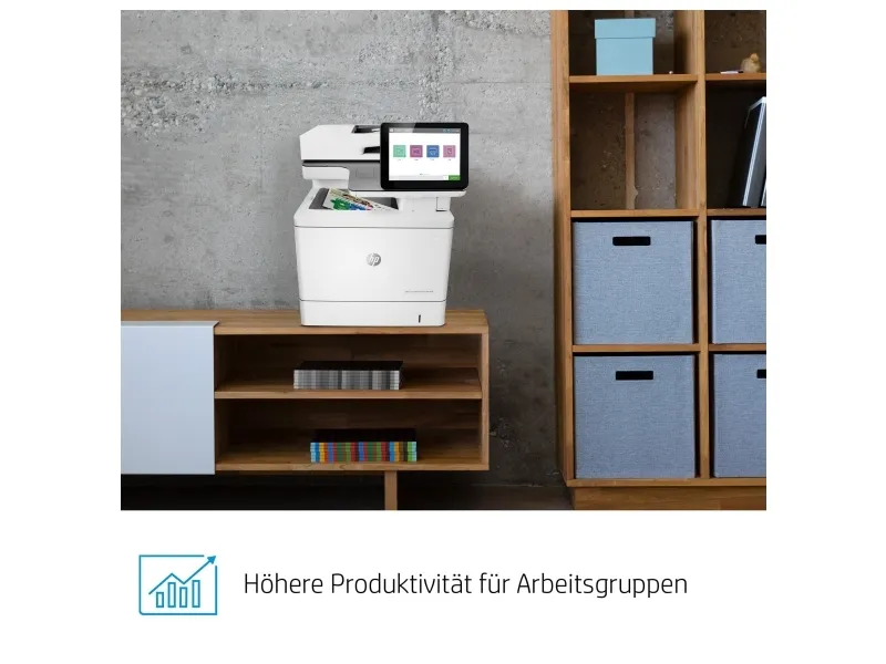 HP LaserJet Enterprise Flow MFP M578c - Multifunktionsprinter - farve - laser - Legal (216 x 356 mm) (original) - A4/Legal (medie) - op til 38 spm (kopiering) - op til 38 spm (udskriver) - 650 ark - 33.6 Kbps - USB 2.0, Gigabit LAN, USB 2.0 vært