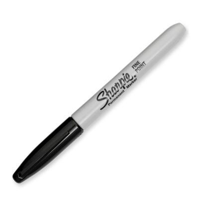 Sharpie - Pack de 12 marqueurs permanents - pointe fine - noir