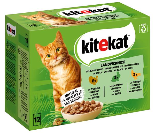 KITEKAT® Nassfutter für Katzen Multipack