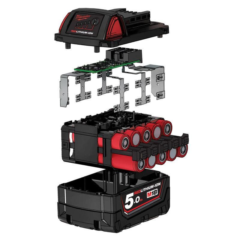 Milwaukee M18 B5 Accu 18V 5.0Ah Li-Ion M18™ - 4932430483