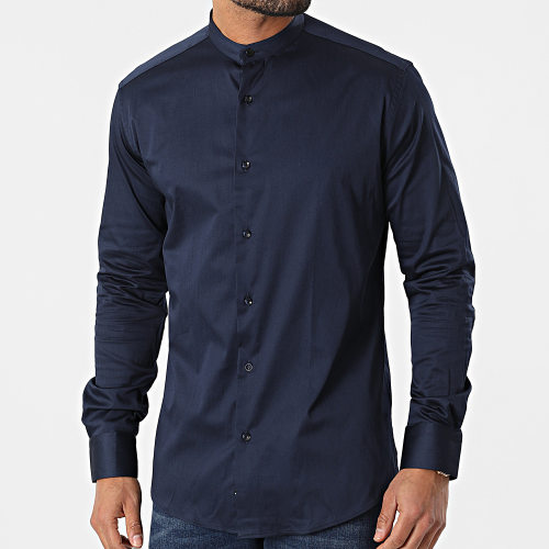 Chemise Manches Longues 4002 Bleu Marine