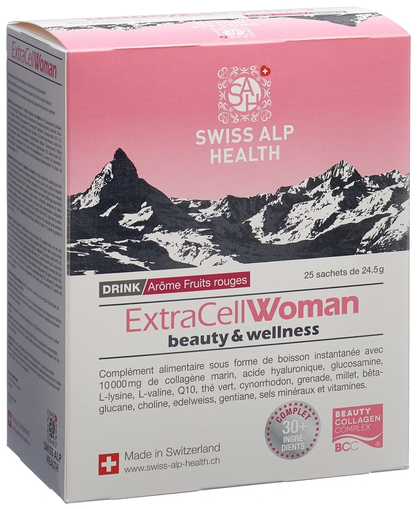 EXTRA CELL Woman Drink beauty & wellness<br>20 Stück, Beutel, mit Fisch-Kollagen