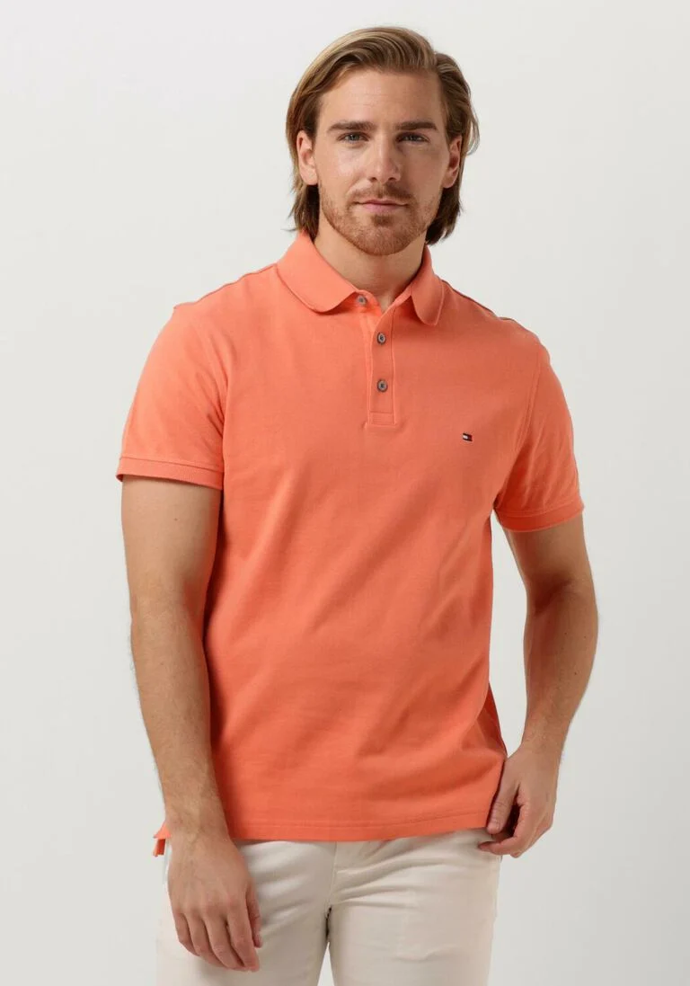 TOMMY HILFIGER perzik tommy hilfiger polo 1985 slim polo