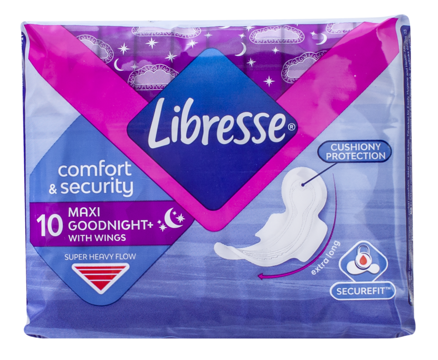 Libresse Maxi nattbind 10 stk