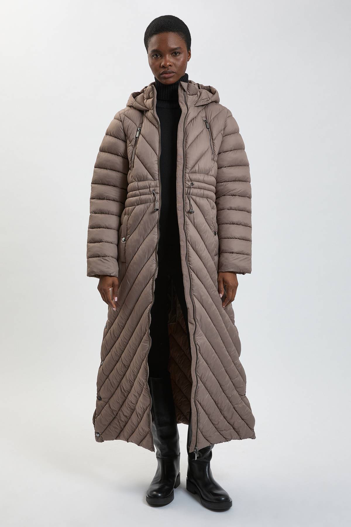KarenMillen Manteau Maxi Léger Pliable Petite
