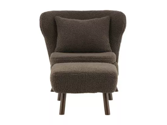 Fauteuil & Pouf Bouclette 