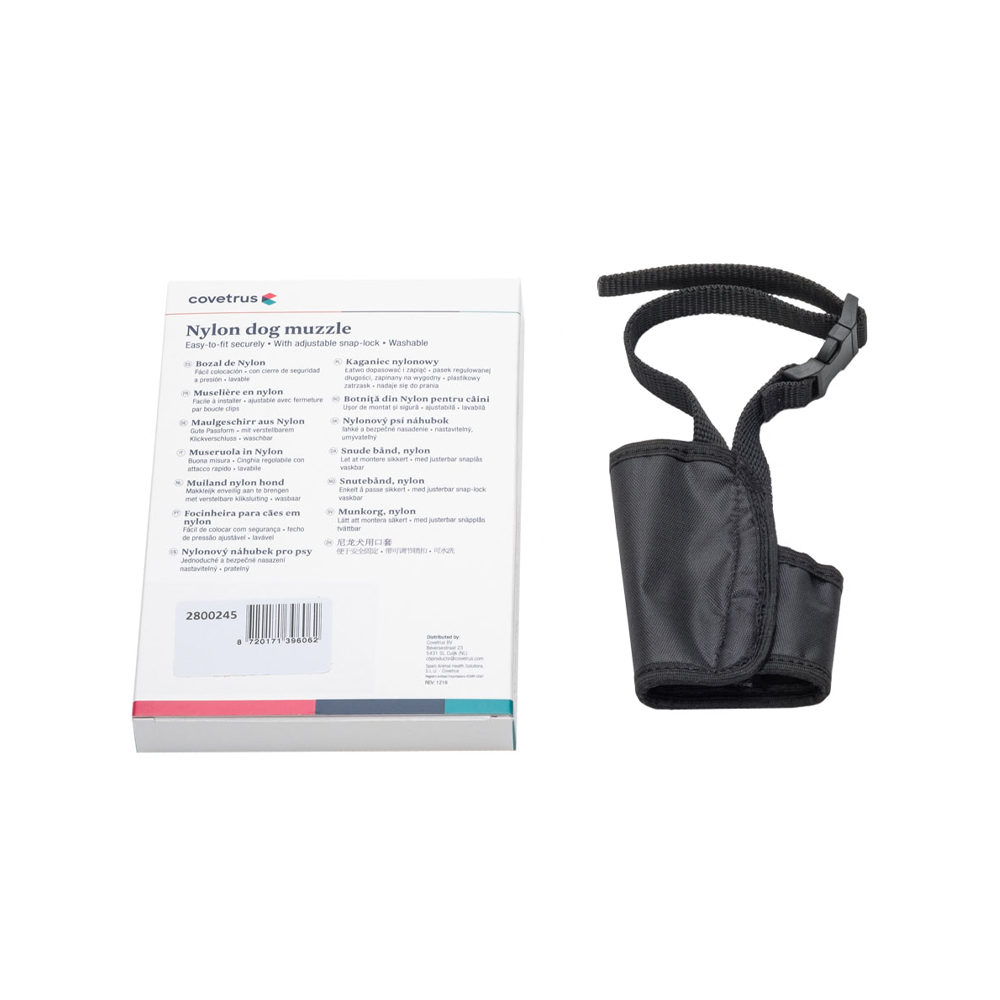CVET Muilkorf Nylon Zwart