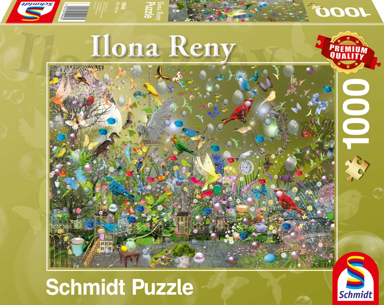 Schmidt Puzzle 1000 - Im Dschungel der Papageien (Puzzle)