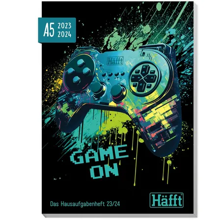 Häfft Verlag Häfft – Das Hausaufgabenheft! 23/24A5, 1 Stück, 4-fach sortiert