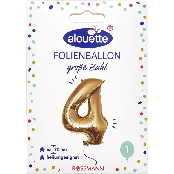 ALOUETTE Folienzahlen 70cm 3-9 messing