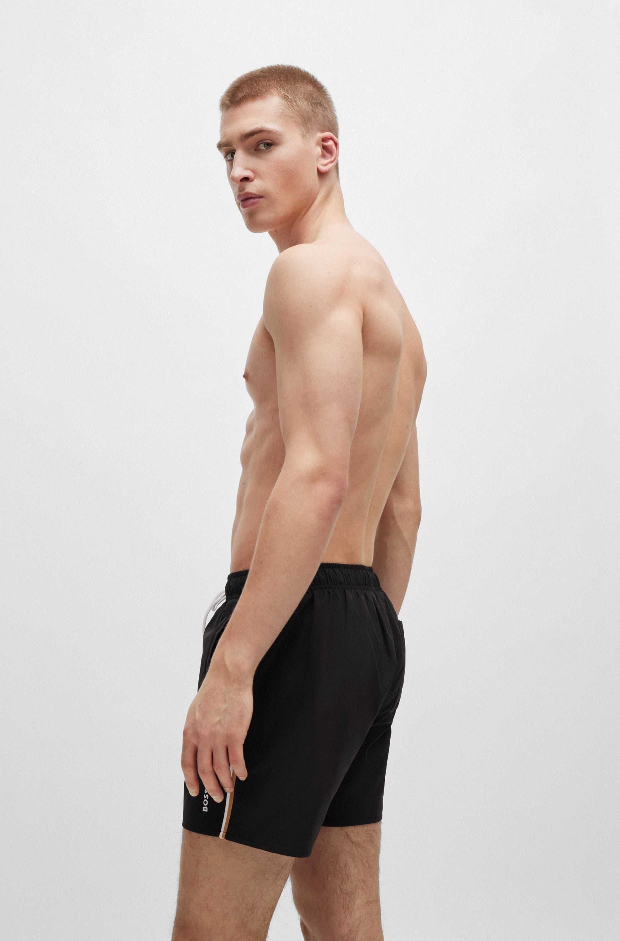 BOSS Badeshorts »Iconic«, mit Gesässtasche