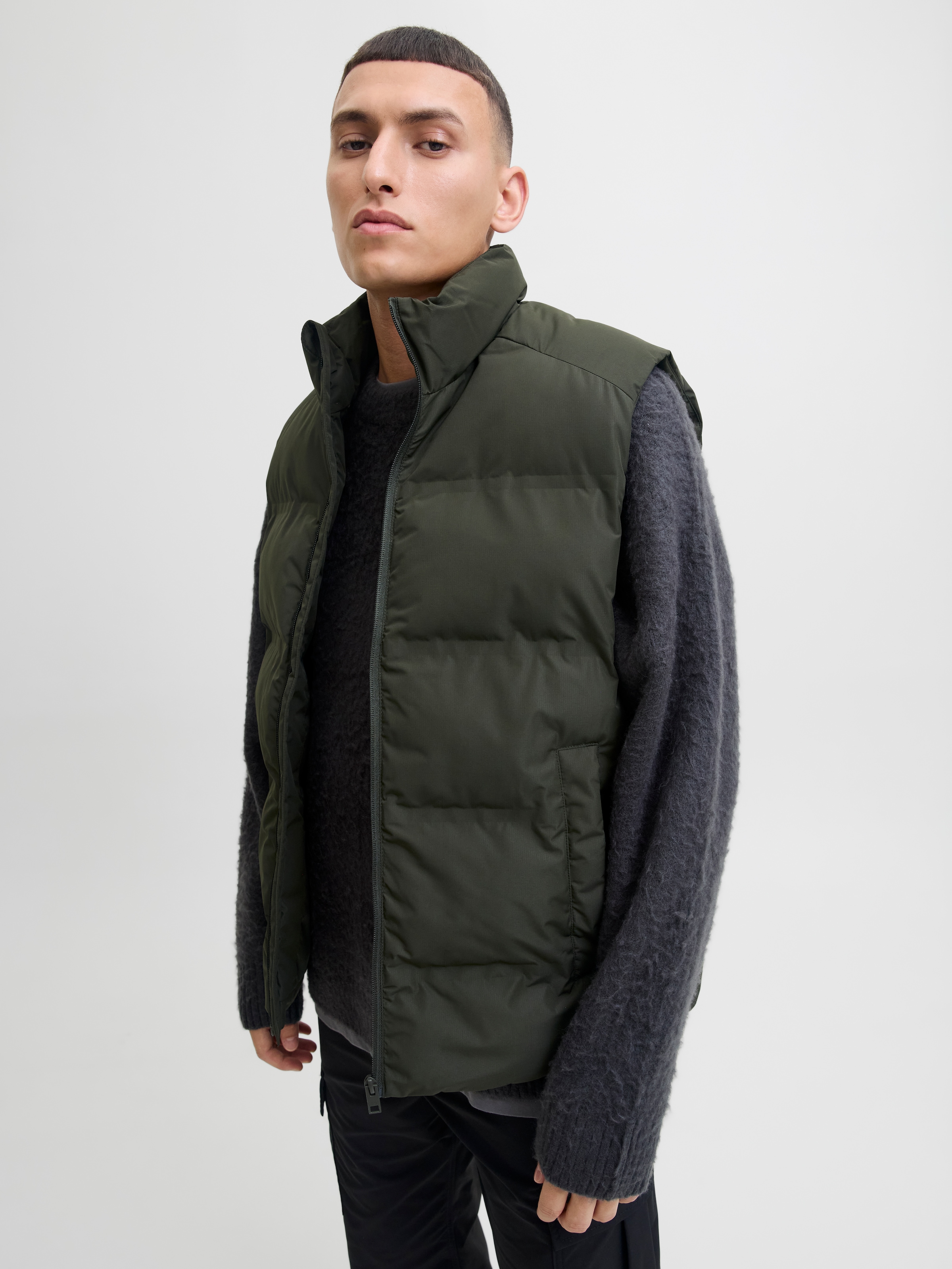 Jack & Jones Steppweste »JJESOHO BODYWARMER COLLAR SN«