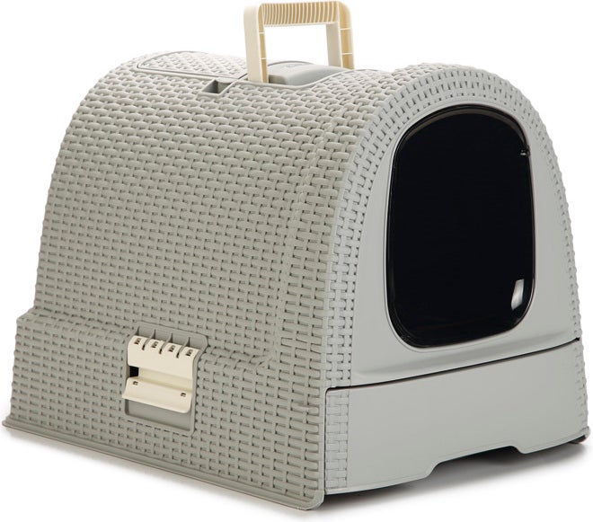 Curver kattenbak Style grijs 51 x 38,5 x 39,5 cm