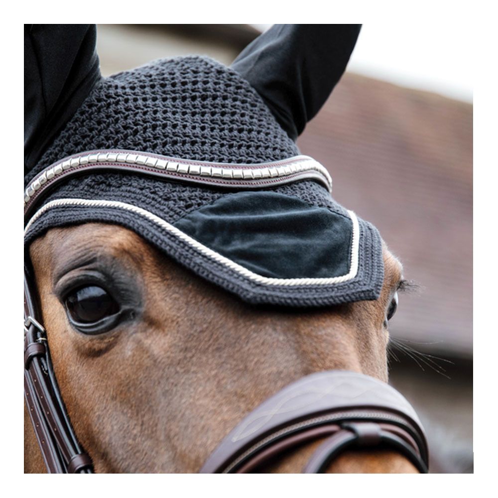 Kentucky WELLINGTON BASIC VELVET - Bonnet anti-mouches black