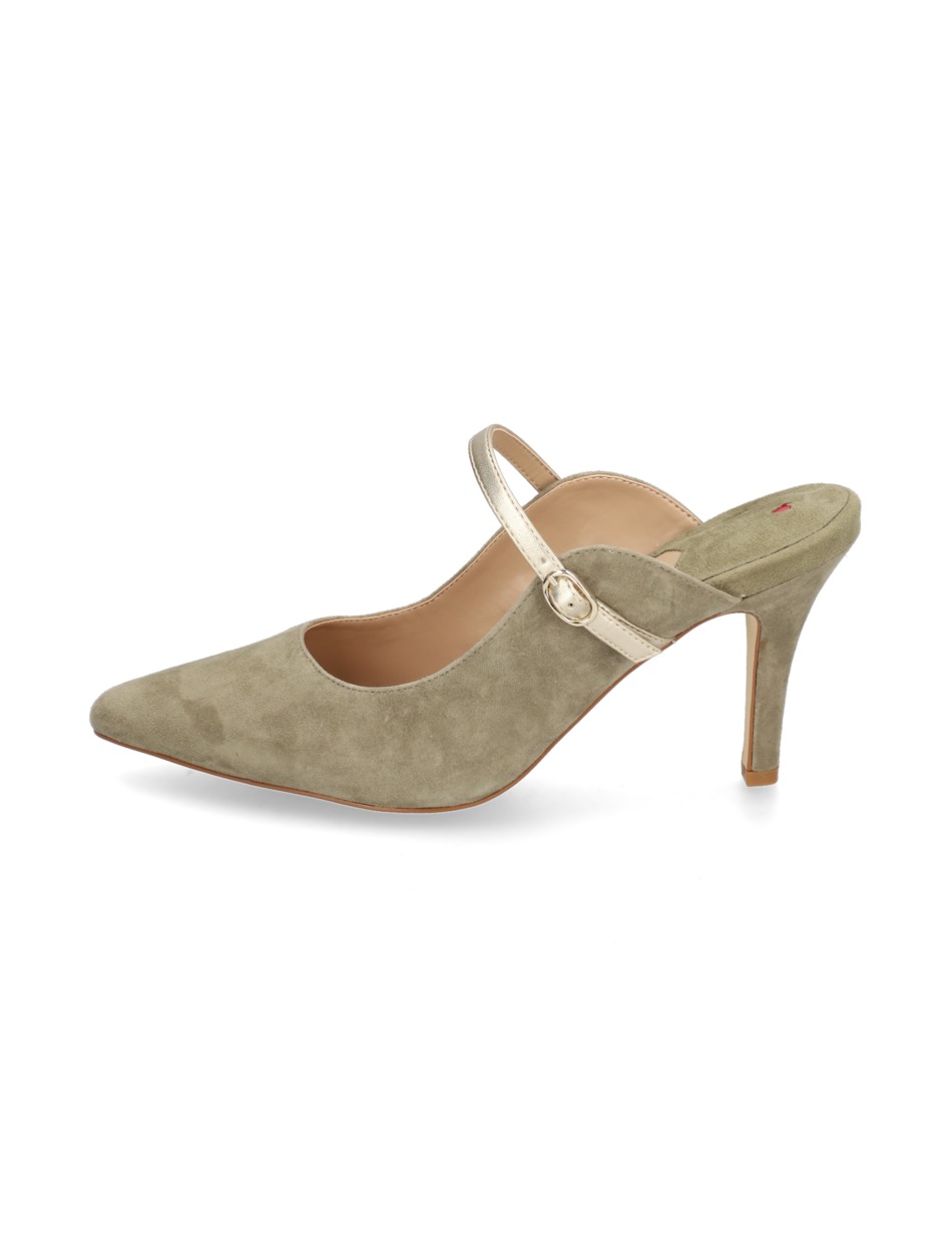 Veloursleder Pantoffel