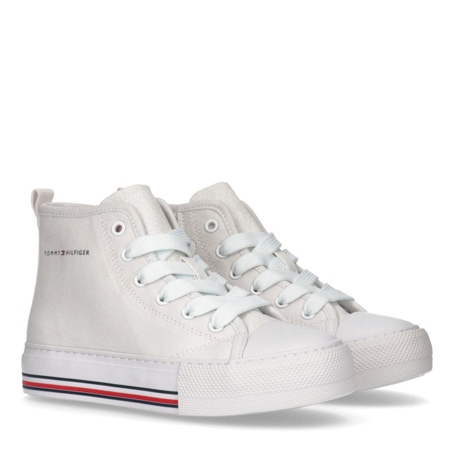 Tommy Hilfiger Hi Top Lace Up Trainers Juniors