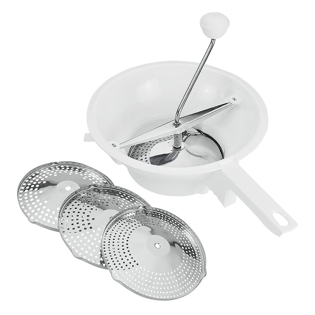 Moulin à légumes 3 grilles inox D 24cm
