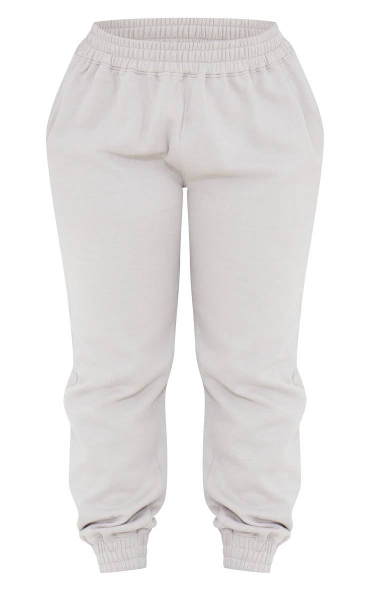 Gris Cendré Joggers Shape Taille Haute À Revers