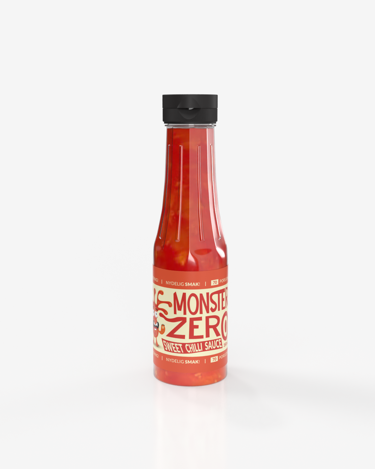 3x Monster Lavkarbo Kalorifri Sweet Chilli 350ml - TREPAKNING!