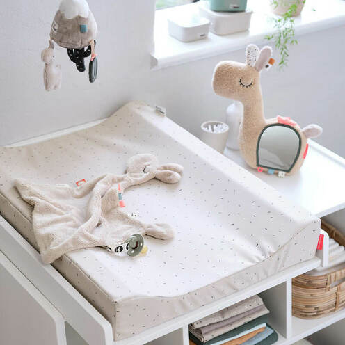 Matelas à langer easy wipe Confetti Rose - DONE BY DEER