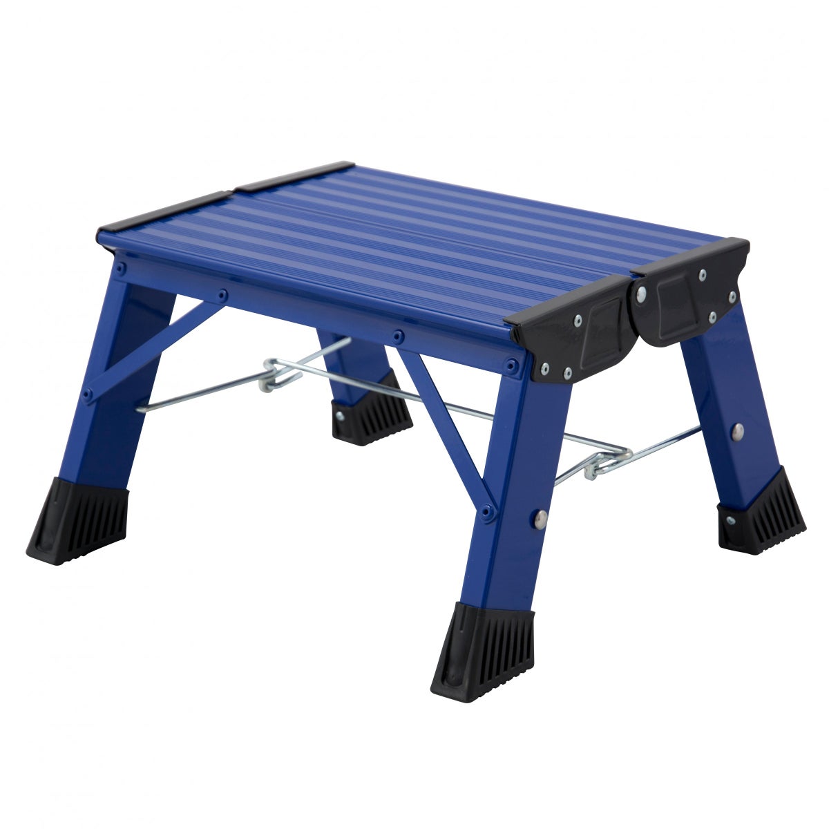 Krause Rolly® Blauwe Dubbele Opvouwbare Opstap