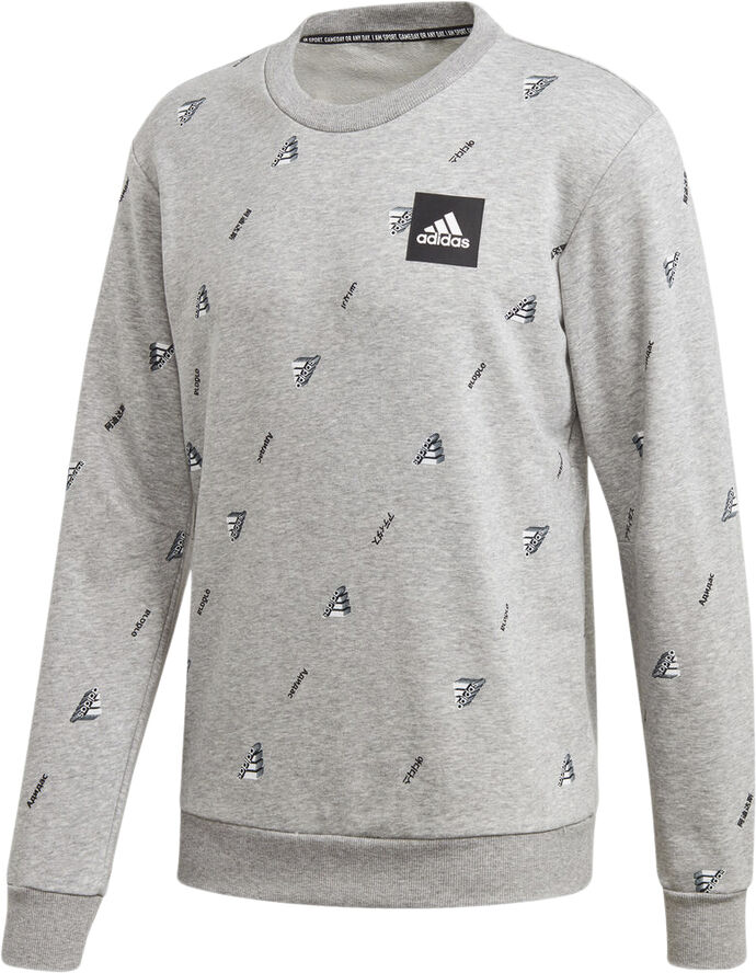 adidas Must Haves Graphic Crew sweatshirt Grå