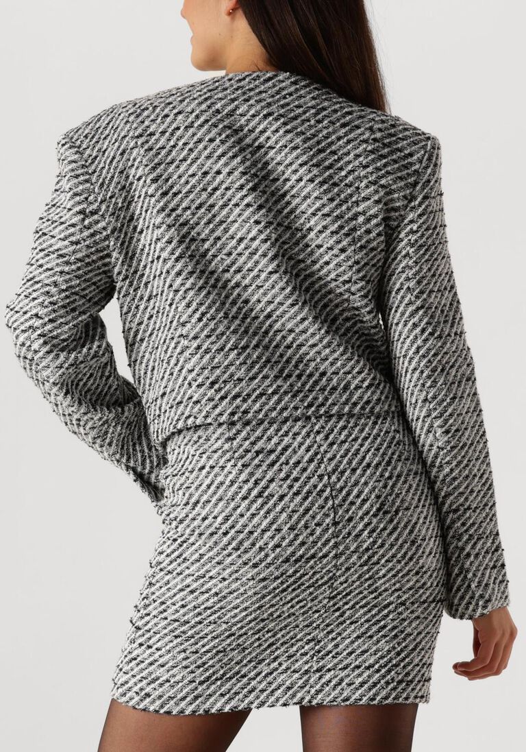 zwarte gestuz blazer amilinagz jacket