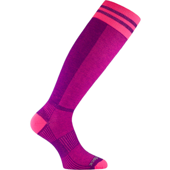 Wrightsock Coolmesh II otc Skisocken Plum / Pink