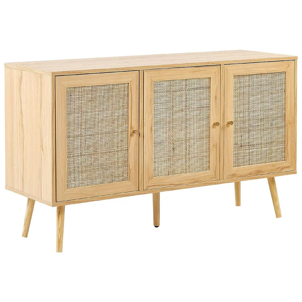 PEROTE - Sideboard - Lichte houtkleur - Rotan