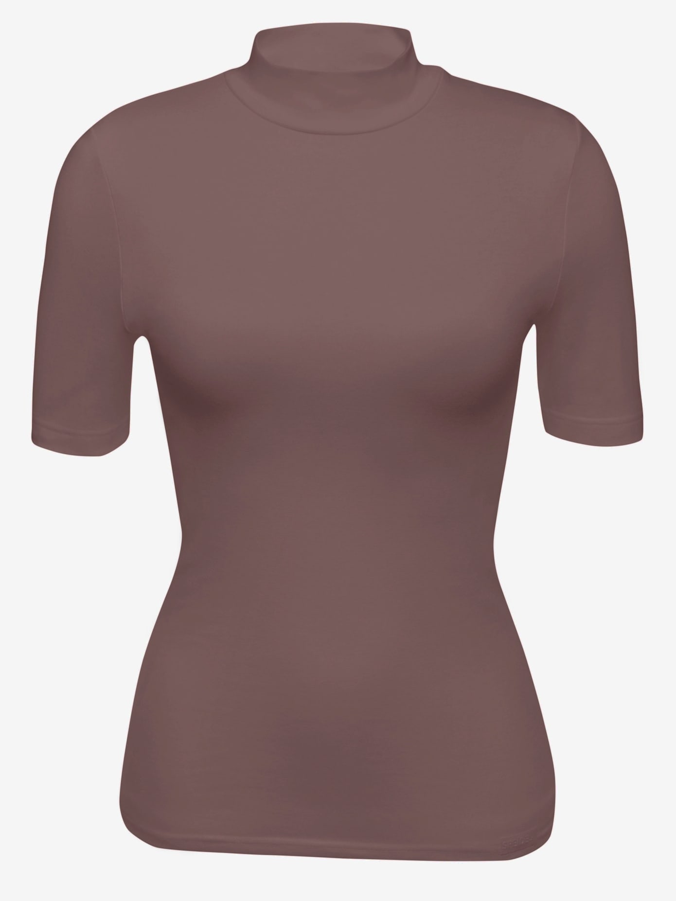 T-shirt manches courtes col montant
