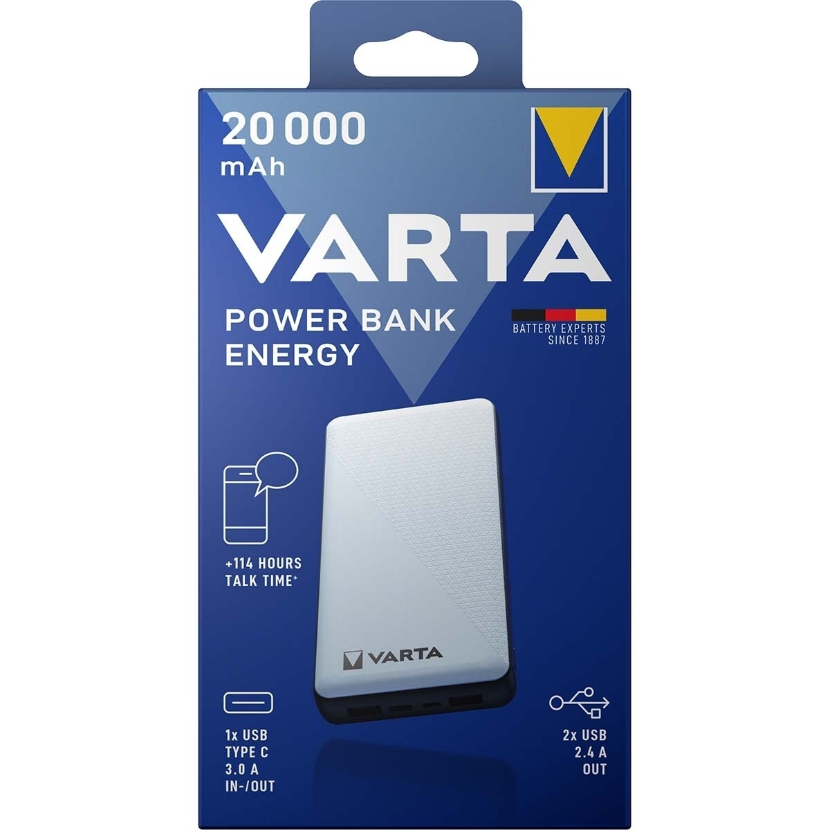 Varta Powerbank 20.000 mAh