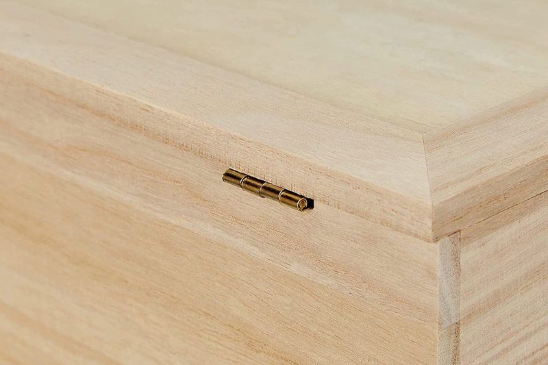 Artemio - Sieradendoos - Beige - Hout - 6 Vakken met Spiegel en Lade