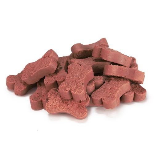 Petiscos frescos de carne para cães da Arquivet, sabor carne bovina.