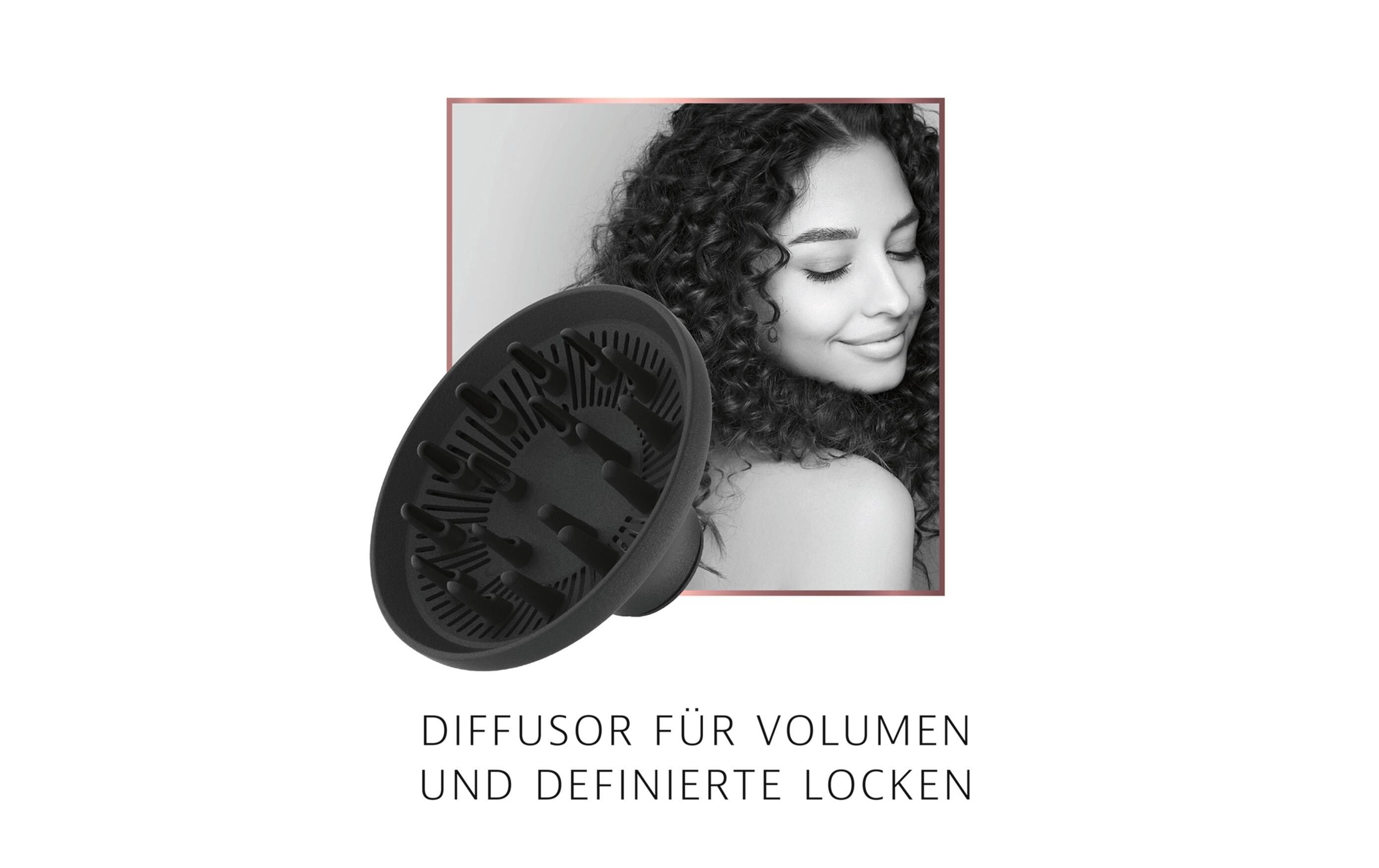 Multistyler Haartrockner mit 8 Aufsätzen, AnthrazitMultifunktions Föhn