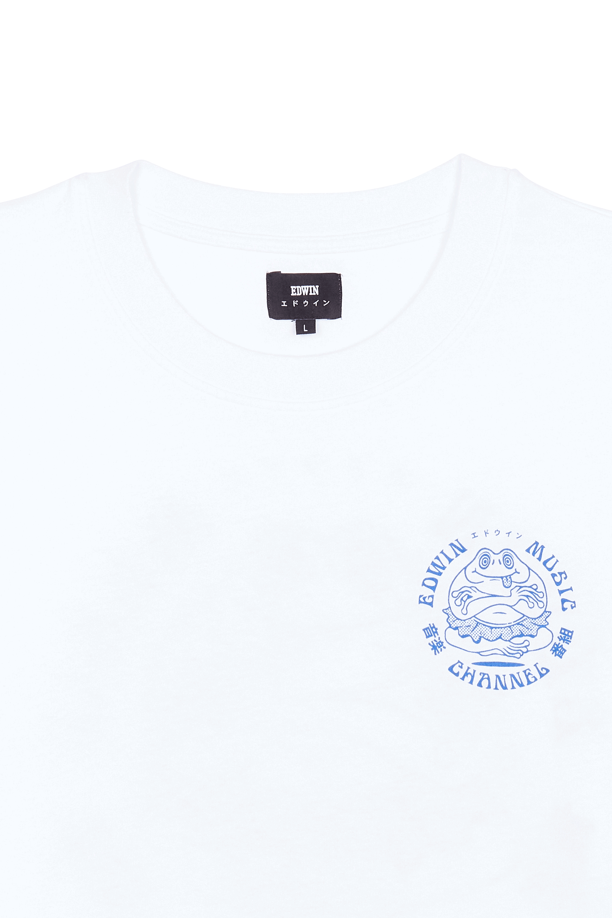 EDWIN T-shirt EDWIN MUSIC Blanc