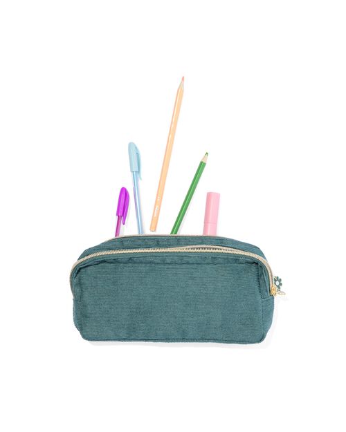 trousse rose à douple zip
