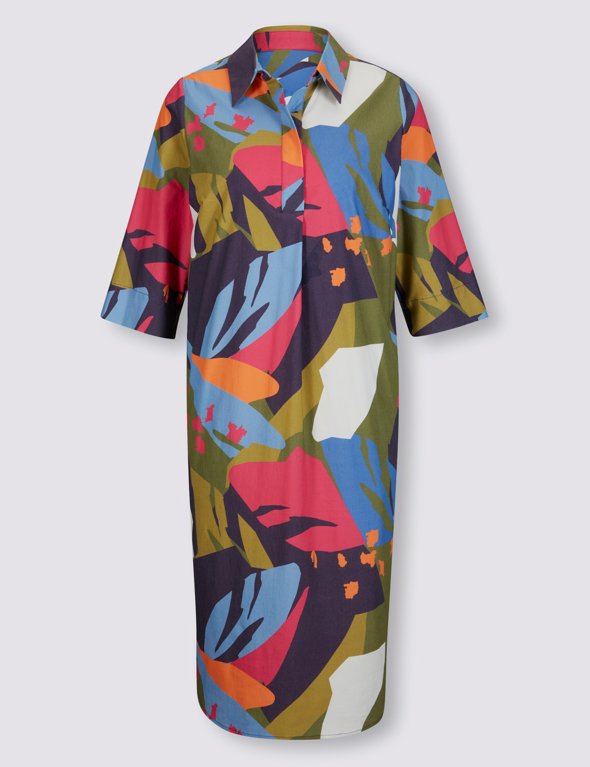 Druck-Kleid