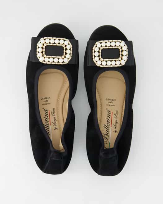 La Ballerina Elletra Ballerinas in Schwarz