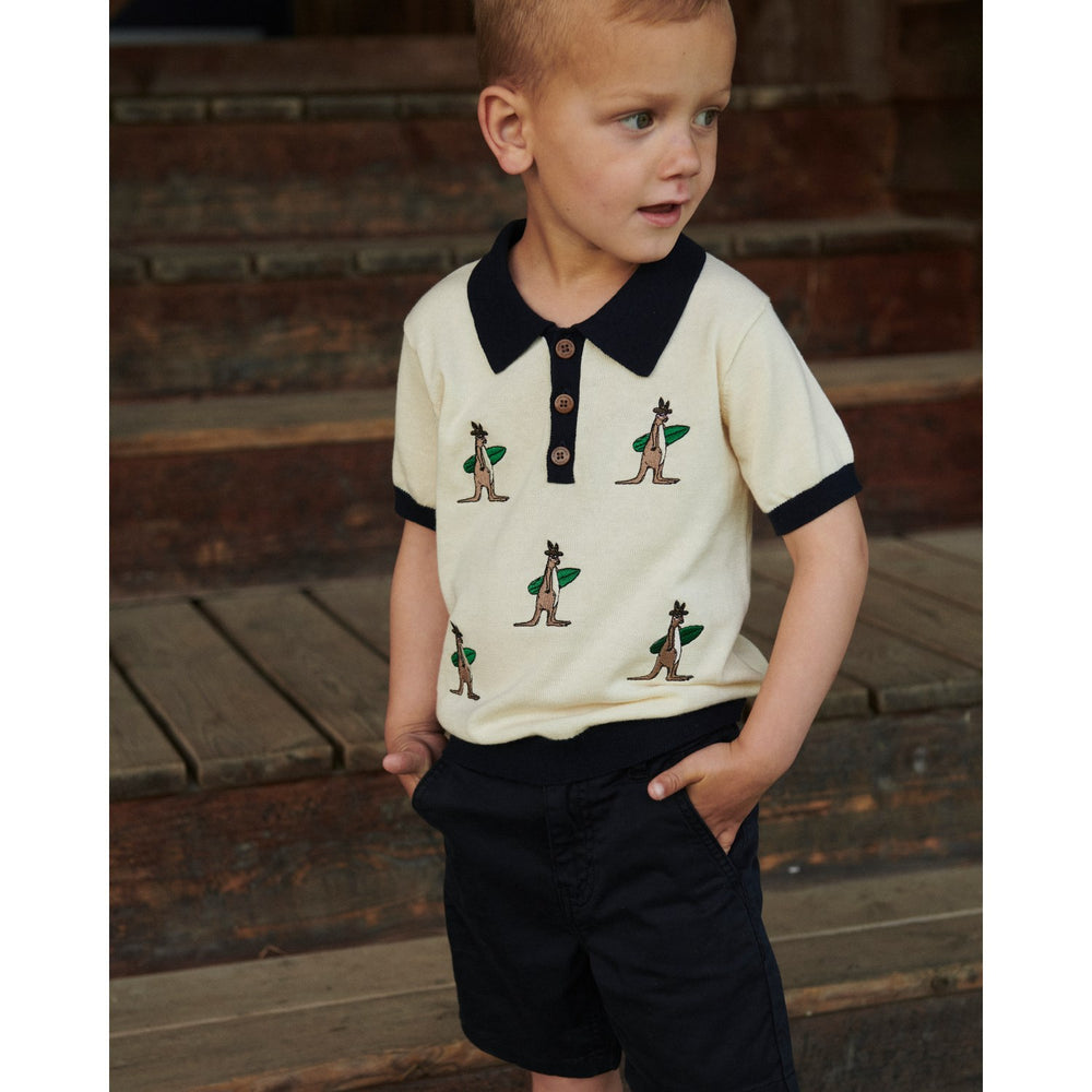 Køb COPENHAGEN COLORS Cream Comb. Polo W. Embroidery