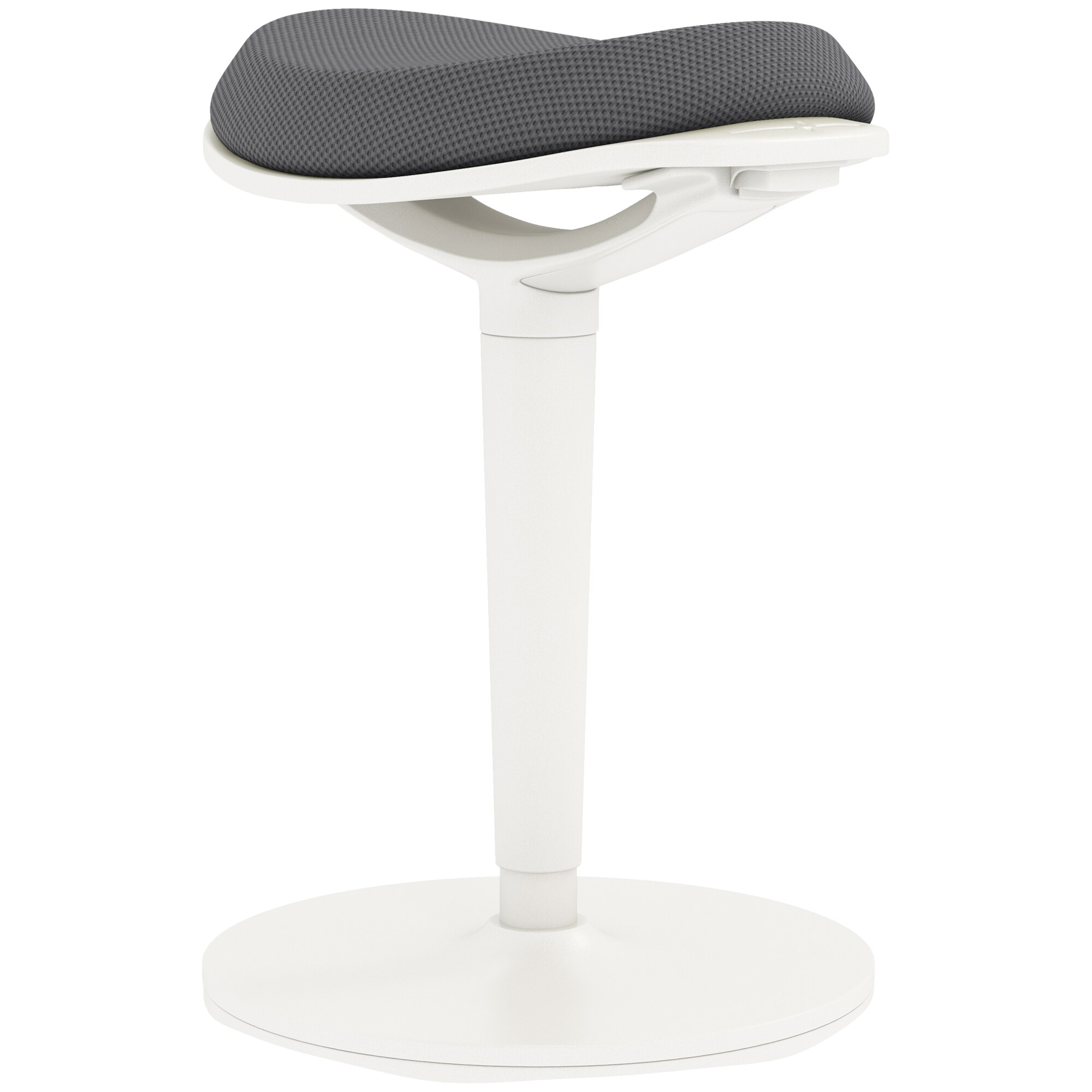 HOMCOM Sitzhocker mit Höhenverstellung grau 42,5L x 35,5B x 56,5-71,5H cm