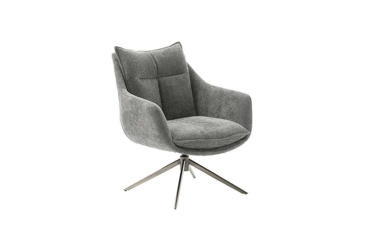 iNNoSeat by MCA + PARKER Drehstuhl mit Armlehnen - versch. Farben - Edelstahl / Anthrazit