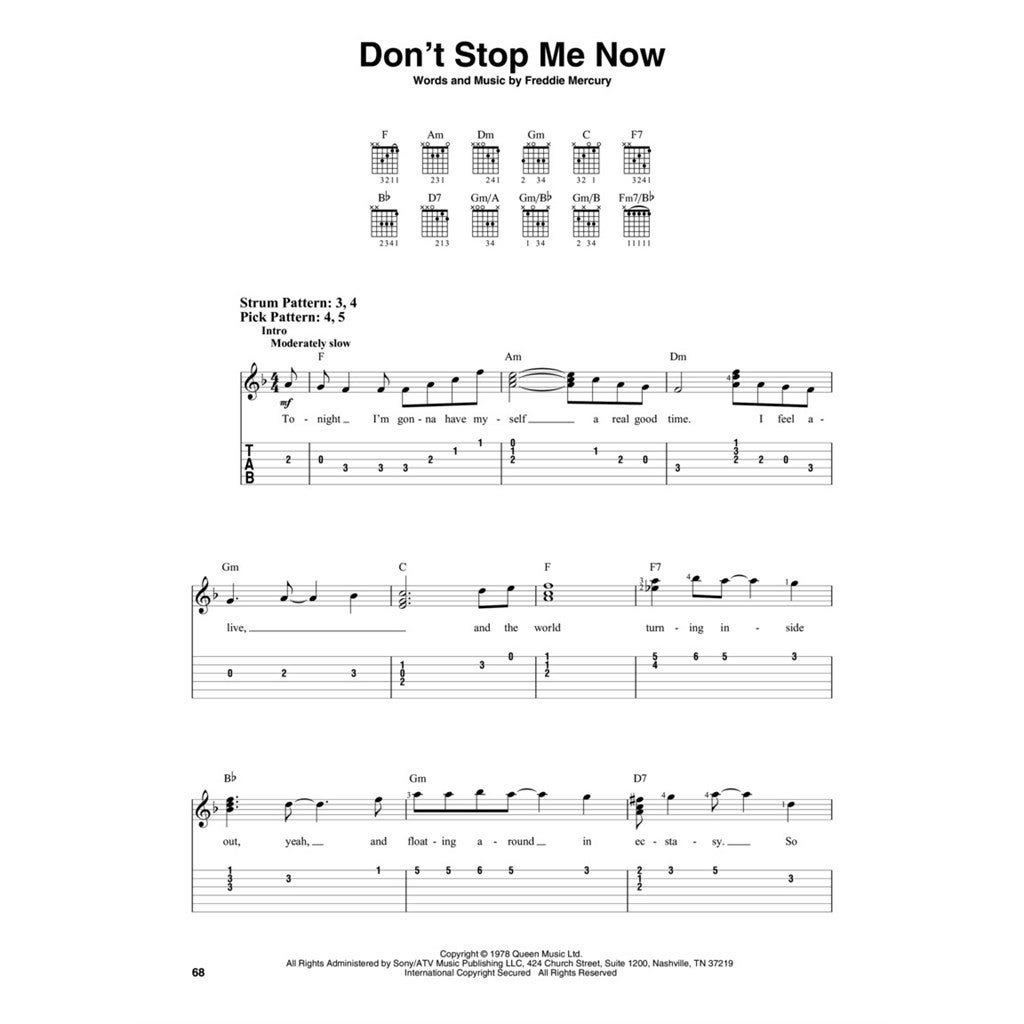 Hal Leonard Bohemian Rhapsody songboek voor gitaar