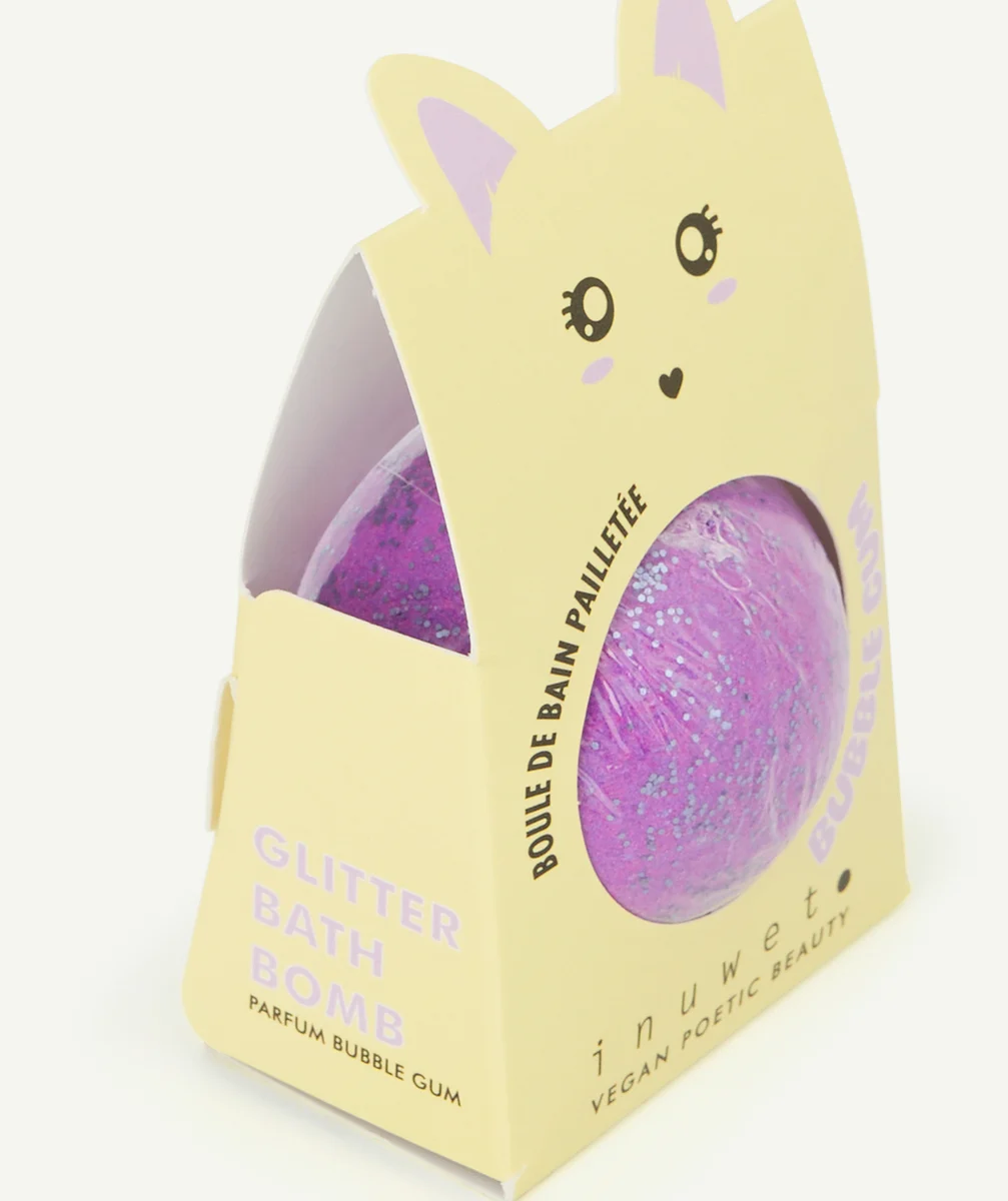 INUWETBOULE DE BAIN BUBBLE GUM PAILLETÉE