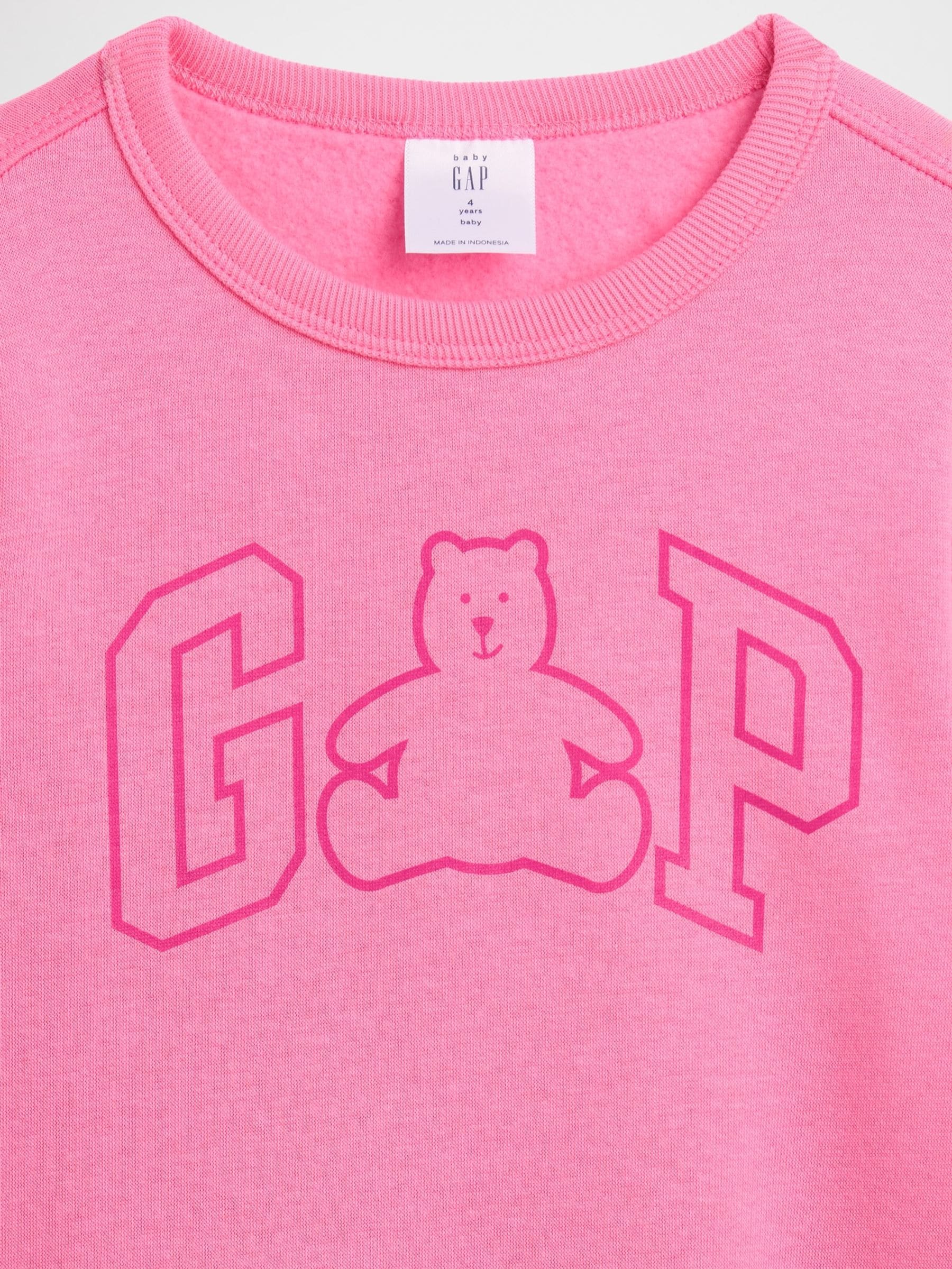 Roze - Gap Logo Christmas Sweatshirt (6mths-5yrs) (6mths-5yrs)