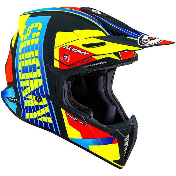 Suomy - Casque X-Wing Amped Noir / Jaune / Bleu / Rouge