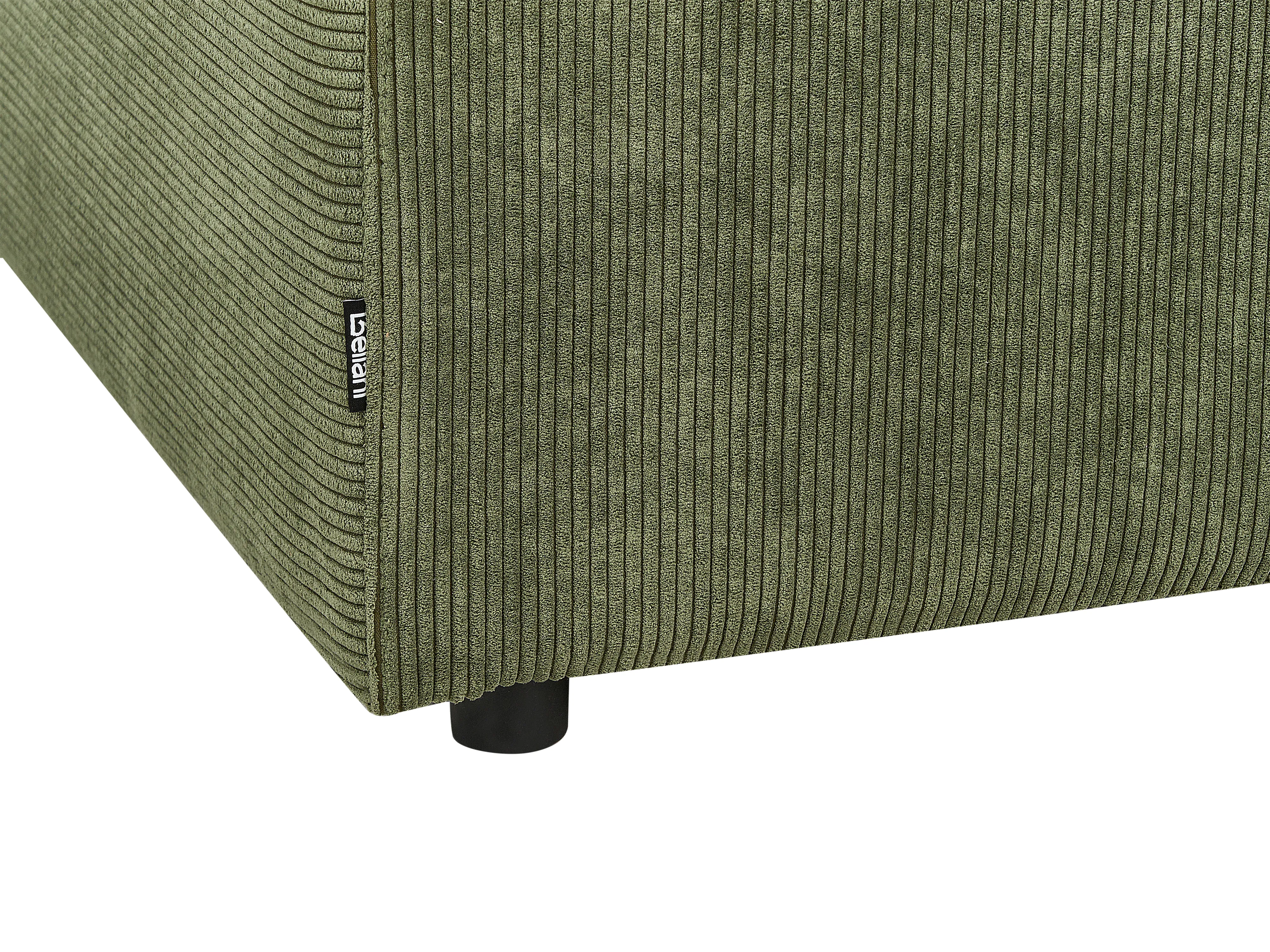 Ottomaan FALSTERBO Corduroy Groen