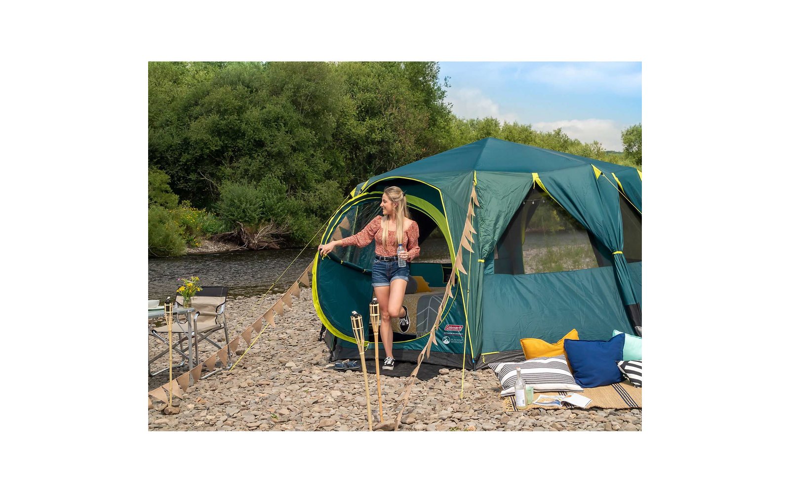 Coleman Octagon 8 BlackOut Kuppelzelt für 8 Personen