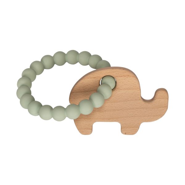DAY Dierenfiguren Bijtring - Silicone - Nijlpaard - Blushy Pink