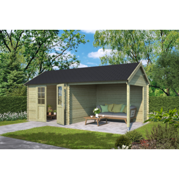 Tuinhuis Marin 575x275cm geïmpregneerd